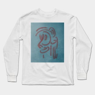 signs in an abstract night Long Sleeve T-Shirt